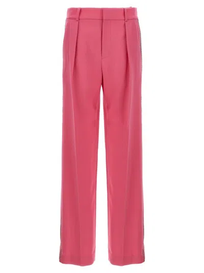 Area 'embellished Crystal' Wide Leg Trousers