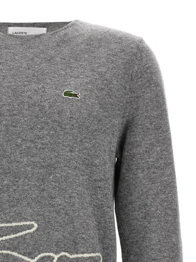 Comme Des Garçons Shirt X Lacoste Crew Neck Sweater