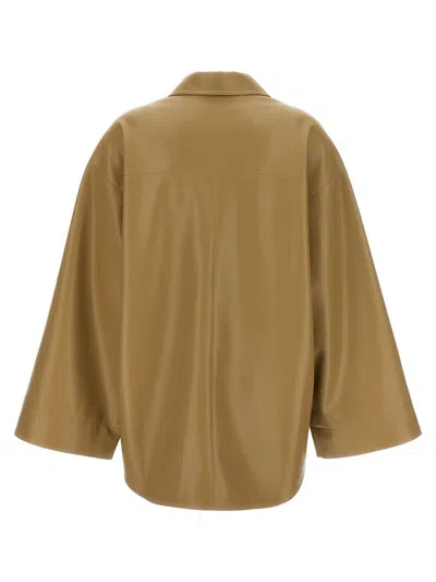 Nanushka Clarice Shirt And Blouse Green