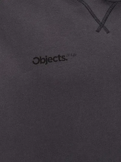 Objects Iv Life Boulder Print Sweatshirt Gray