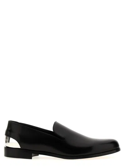 Shop Alexander Mcqueen Leather Loafers