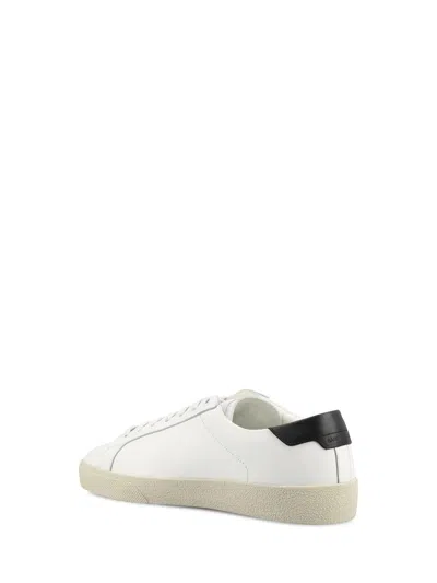 Saint Laurent Logo Print Low Top Sneakers