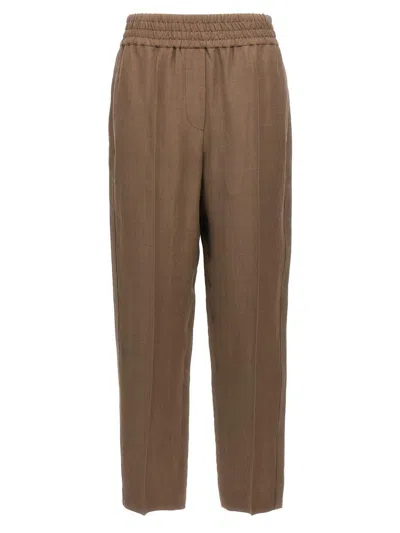 Brunello Cucinelli Linen Trousers Pants