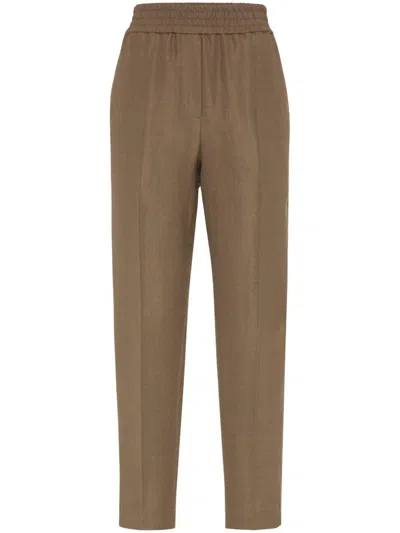 Brunello Cucinelli Linen Trousers Pants