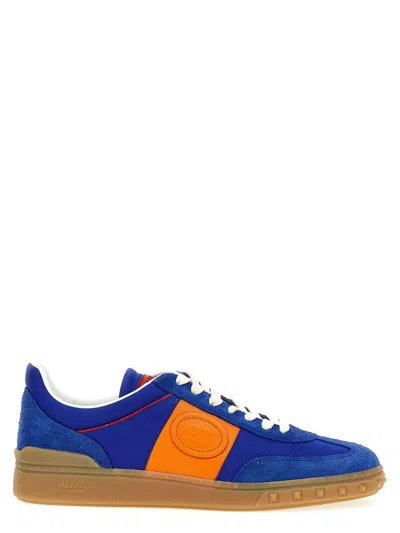 Valentino Multicolor Split Leather And Leather Upvillage Sneakers