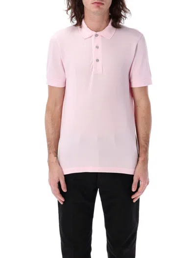 Tom Ford Classic Piquet Polo With Three-button Placket