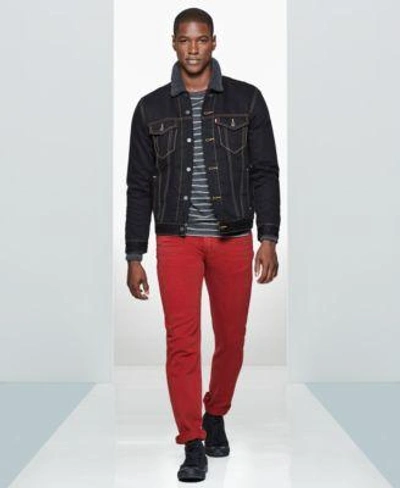 Shop Levi's Levi&#039;s Men&#039;s 514 Straight Fit Jeans In Rigid Grey
