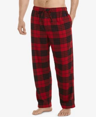 Polo Ralph Lauren Red Derby Plaid Flannel Pajama Pants In Franklin Red