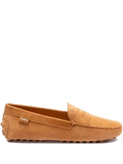 Tod's Logo-debossed Suede Loafers