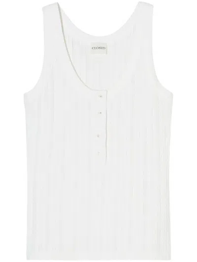 Shop Closed Knitted Cotton Top