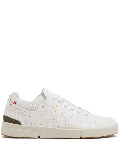 On Running Logo-print Perforated Low-top Sneakers
