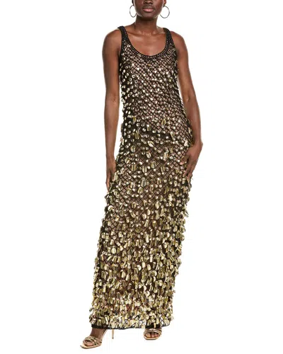 Simkhai Keely Silk-lined Gown In Multi