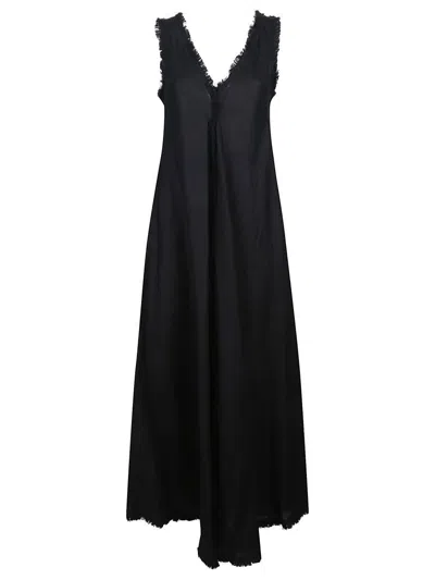 P.a.r.o.s.h Parosh Fringe Edge Maxi Dress