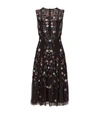 NEEDLE & THREAD Floral Ombre Embellished Dress