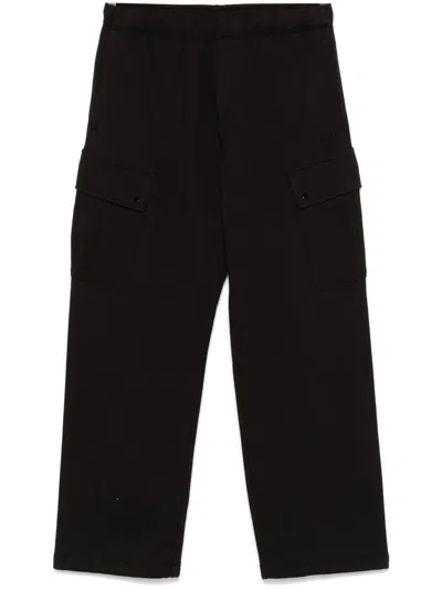 C.p. Company Raised Fleece Cargo Pant With Drawstring Waist