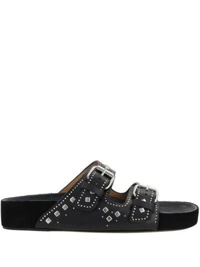 Isabel Marant Leather Sandals With All-over Stud Detail