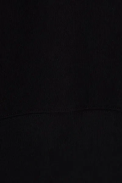 Palm Angels Black Cotton Crew Neck Sweatshirt With White Logo