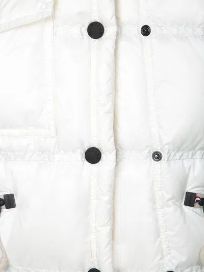 Moncler Mauduit White Polyester Bomber Jacket