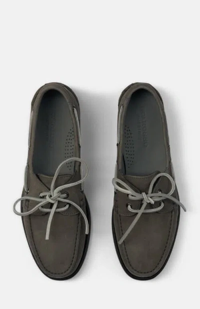 Scarosso Round Toe Business Casual Shoes In Gray