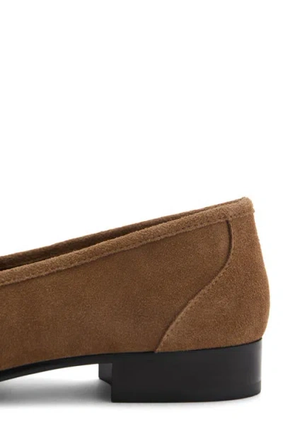 Mango Women's Buckle Suede Moccasins