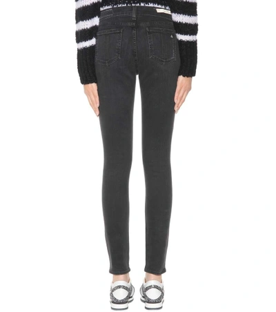 Shop Rag & Bone Skinny Jeans In Black