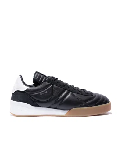 Courrèges Quilted Low Top Sneakers In Black