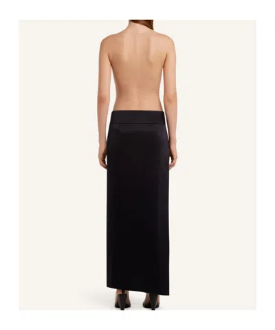 Courrèges Courreges Black Polyester Blend Skirt In Black