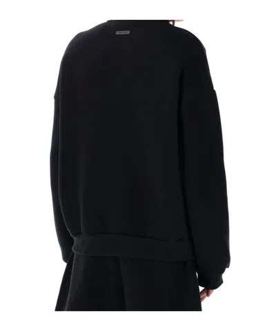 Fear Of God Cotton Eternal Sweatshirt With Embossed Logo In Black
