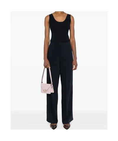 P.a.r.o.s.h Tailored Trousers With High Waist And Wide-leg Design