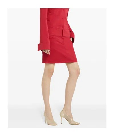 Courrèges Courreges Women Mini Skirt Belted Polycotton