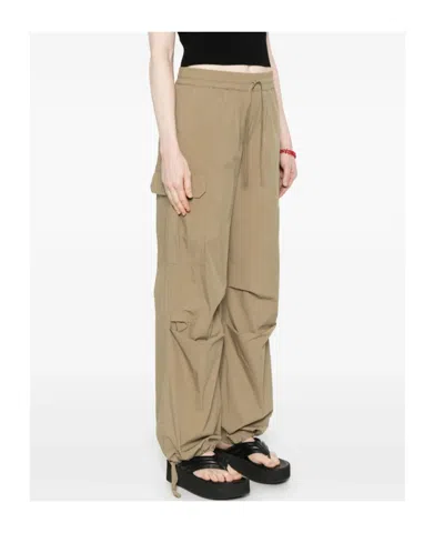 P.a.r.o.s.h Relaxed Fit Cargo Pants With Drawstring Waist
