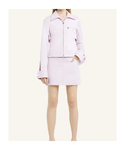 Courrèges Zipped Jacket In Rosa