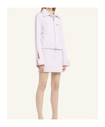 Courrèges Zipped Jacket In Rosa