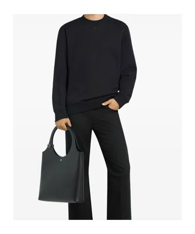 Courrèges Buttoned Jersey Sweatshirt