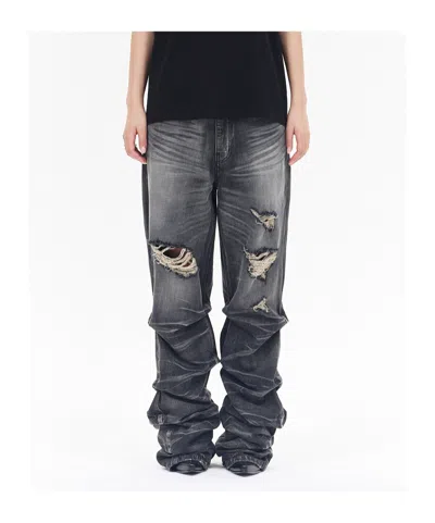 We11 Done Denim Trousers With Belt Loops