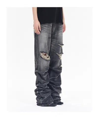 We11 Done Denim Trousers With Belt Loops