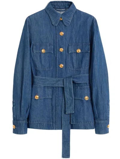 Valentino Denim Safari Jacket
