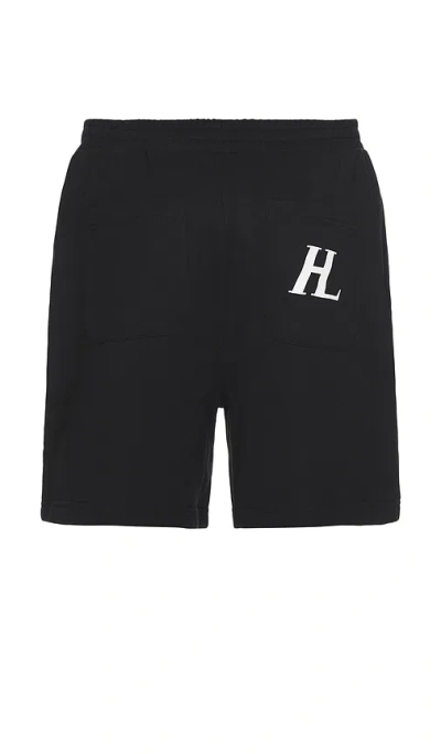 Helmut Lang Shorts With Logo In Black