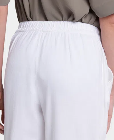 Nydj Relaxed Drawstring Linen Blend Pants