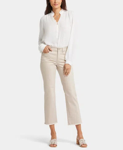 Nydj Marilyn Straight Leg Ankle Jeans In Neutral