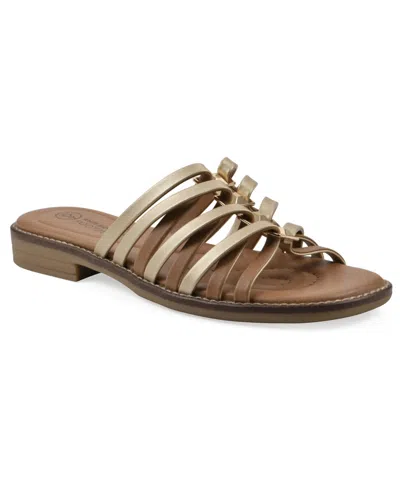 White Mountain Mazy Sandal In Multi
