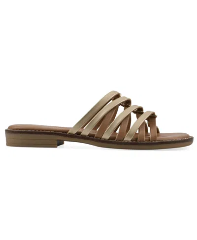 White Mountain Mazy Sandal In Multi