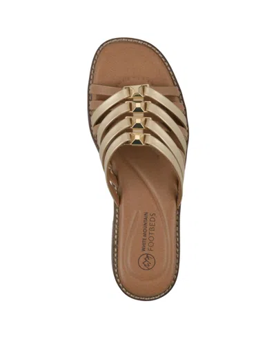 White Mountain Mazy Sandal In Multi