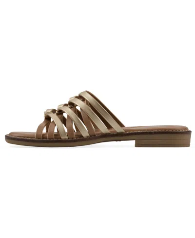 White Mountain Mazy Sandal In Multi