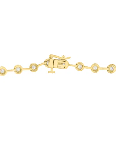 Macy's Diamond Bezel Link Bracelet (2 Ct. T.w.) In 10k Gold, Exclusively At