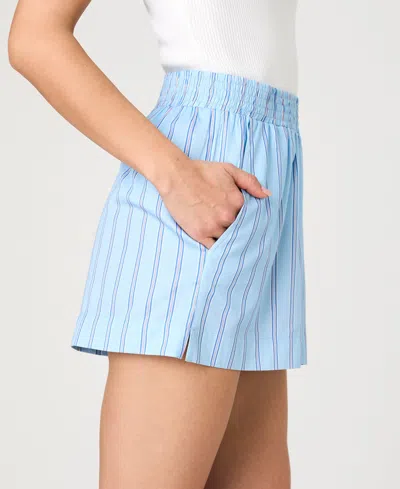French Connection Lorenzo Stripe Shorts In Blue