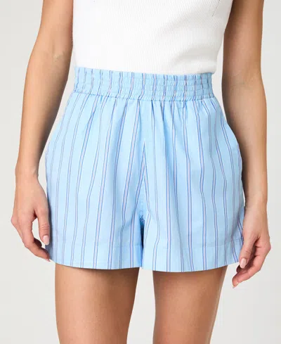 French Connection Lorenzo Stripe Shorts In Blue