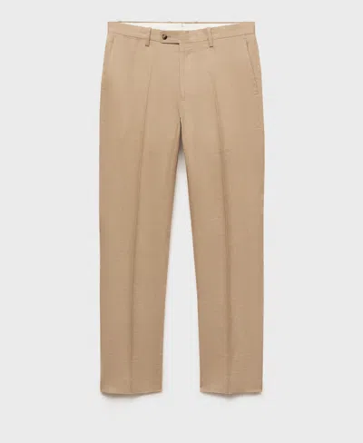 Mango Men's Paris Slim-fit Suit Pants In Brown