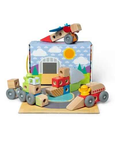 Melissa & Doug Blockables Vehicles Playset