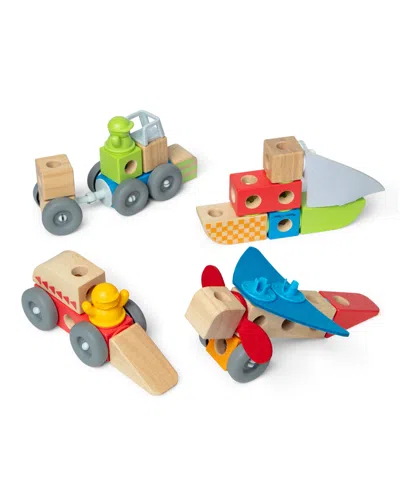 Melissa & Doug Blockables Vehicles Playset